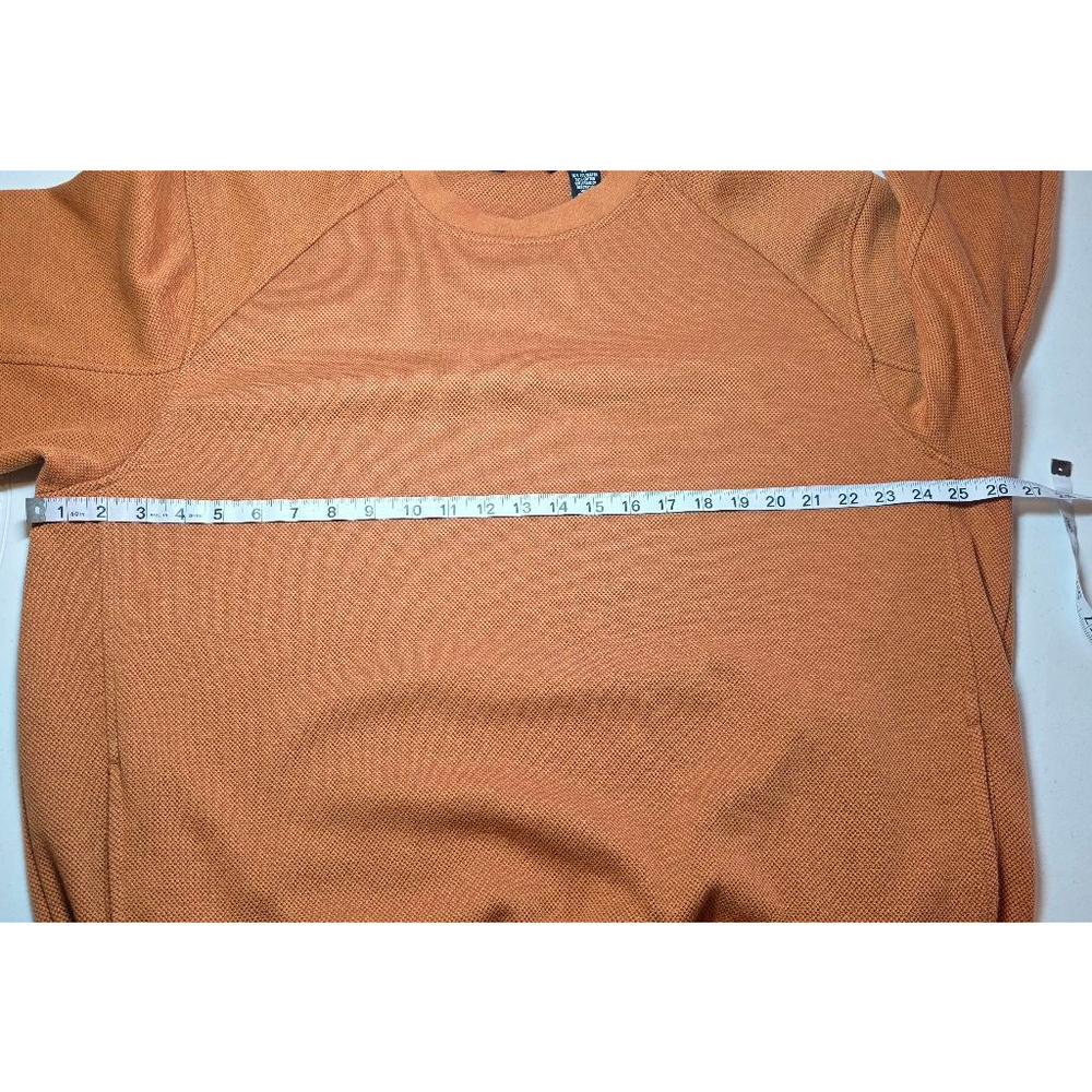 Pro Tour Thermal Crewneck Sweatshirt XL Rust Waffle Knit Pullover Golf - Picture 7 of 9